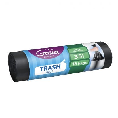 Мешки для мусора GOSIA 35L 15шт 1653/365 LDPE 1