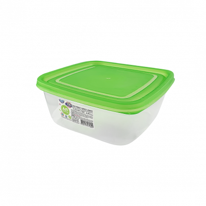 Контейнер пищевой пластиковый квадратный Econom Box 0,9L №2 15,4*15,4*6,4 2