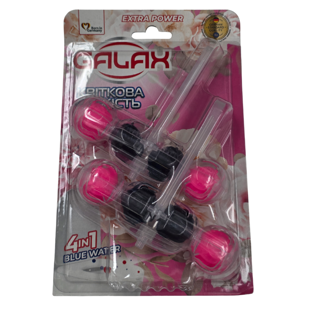 Арома блок для унитаза Galax das PowerClean 2*55гр Цветочная свежесть 1 Арома блок для унитаза Galax das PowerClean 2*55гр Цветочная свежесть 1