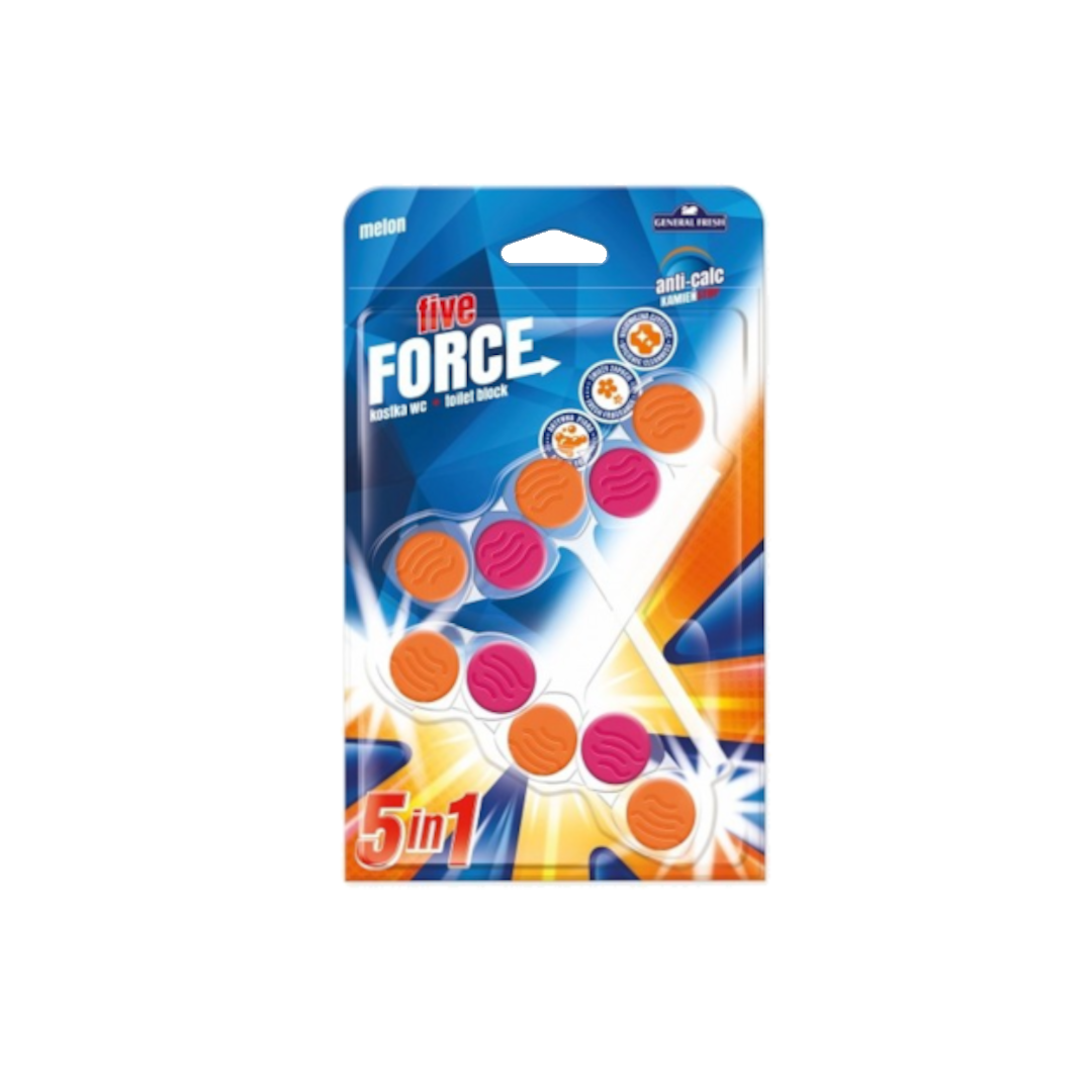Арома блок гель для унитаза General Fresh Five-Force 2*50мл Дыня 1122 1 Арома блок гель для унитаза General Fresh Five-Force 2*50мл Дыня 1122 1