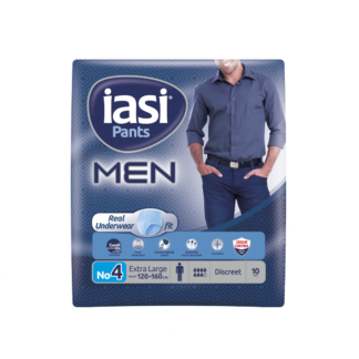 Подгузники для взрослых IASI Men Pants №4 Extra Large 10шт. 86899
