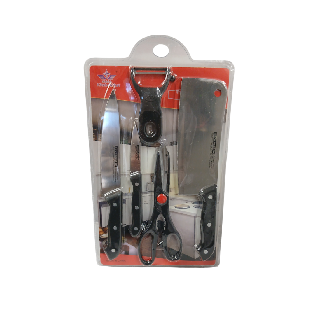 Set de masa cutit 4buc, foarfece, tocator lat 1 Set de masa cutit 4buc, foarfece, tocator lat 1