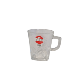 Cana de sticla 268ml trandafir