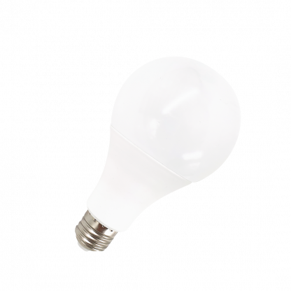 Лампочка LED E27 W12 гладкая матовая желтый свет 1