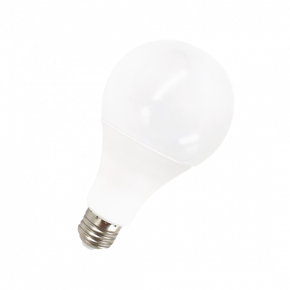 Лампочка LED E27 W15 гладкая матовая желтый свет 1