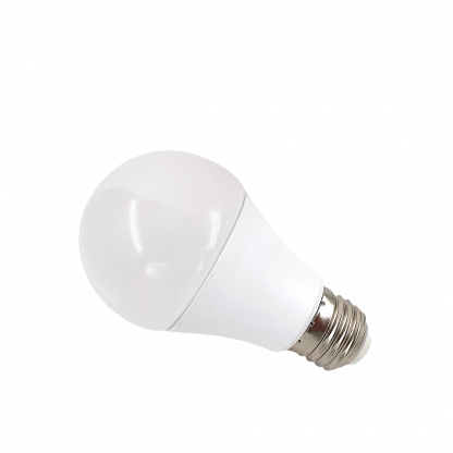 Лампочка LED E27 W9 гладкая матовая желтый свет 1