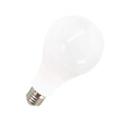Лампочка LED E27 W12 гладкая матовая желтый свет 1