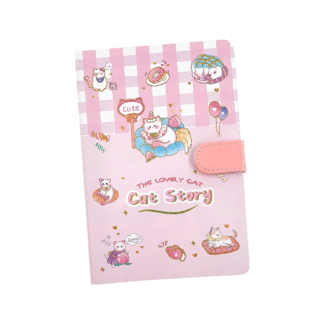 Блокнот с магнитом, Cat Story 19*12,5см
