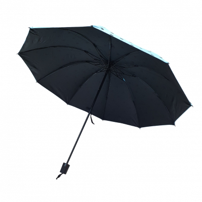 Зонт женский складной крупный горошек 1