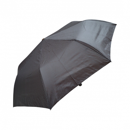 Зонт unisex складной, полуавтомат, однотонный с полоской 3