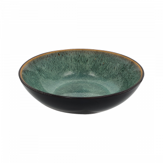 Bol de ceramica 20*5,5cm neteda din afara, desen innauntru CH701
