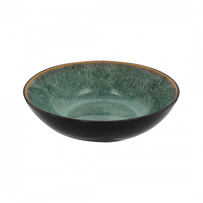 Bol de ceramica 20*5,5cm neteda din afara, desen innauntru CH701 1
