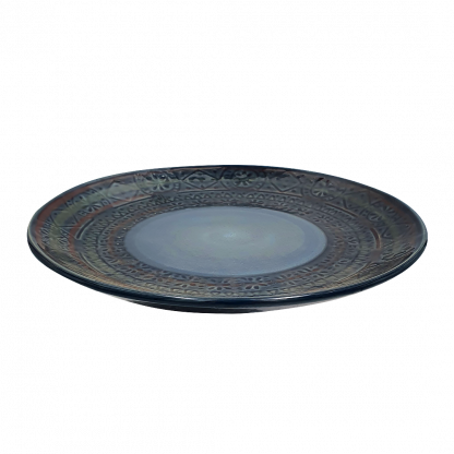 Тарелка керамическая плоская D21см орнамент Homezaza CH703 2