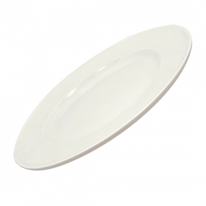 Тарелка керамическая плоская D20,5см белая, с углублением Danny Home 2
