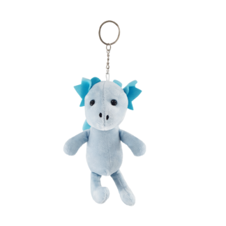 Игрушка мягкая, брелок дракон 12см