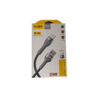 Шнур для подзарядки USB Type-C S-53 1.5м