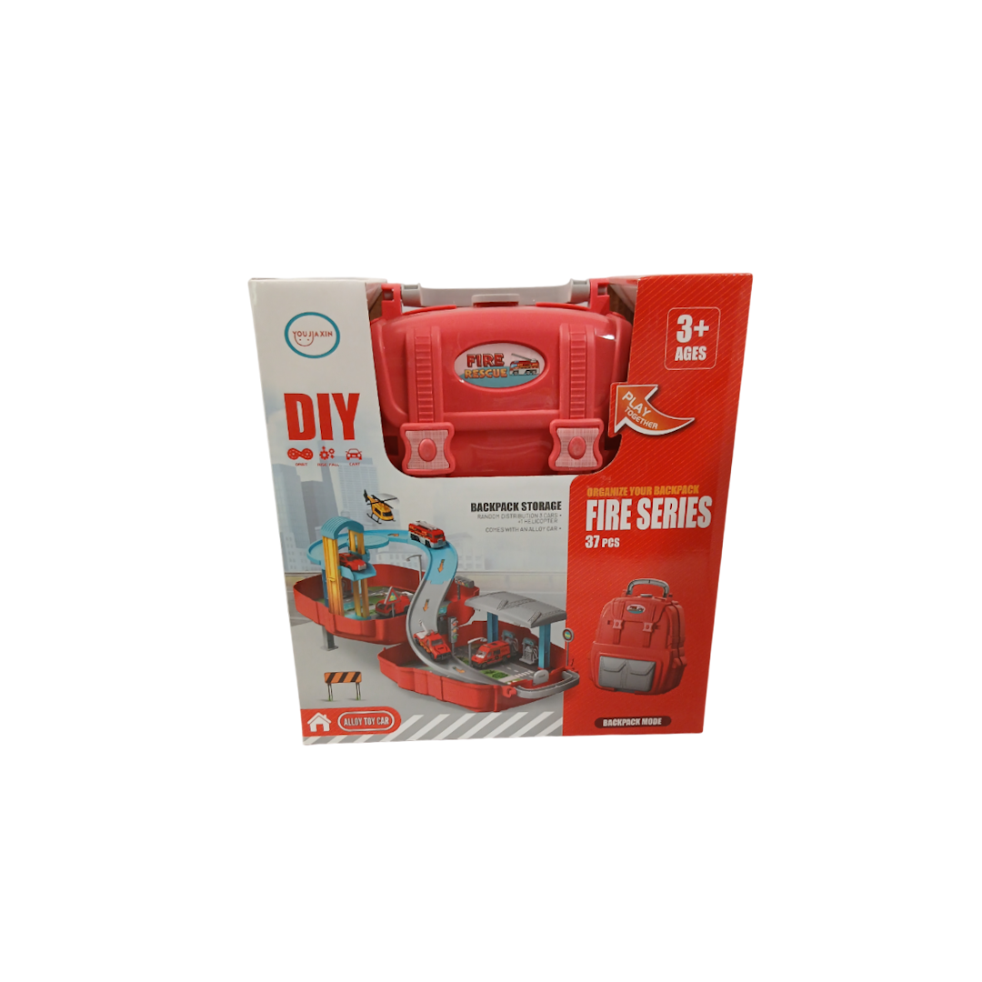 Игровой набор трек пожарные в чемодане 37 предметов 678-613A 1 Игровой набор трек пожарные в чемодане 37 предметов 678-613A 1