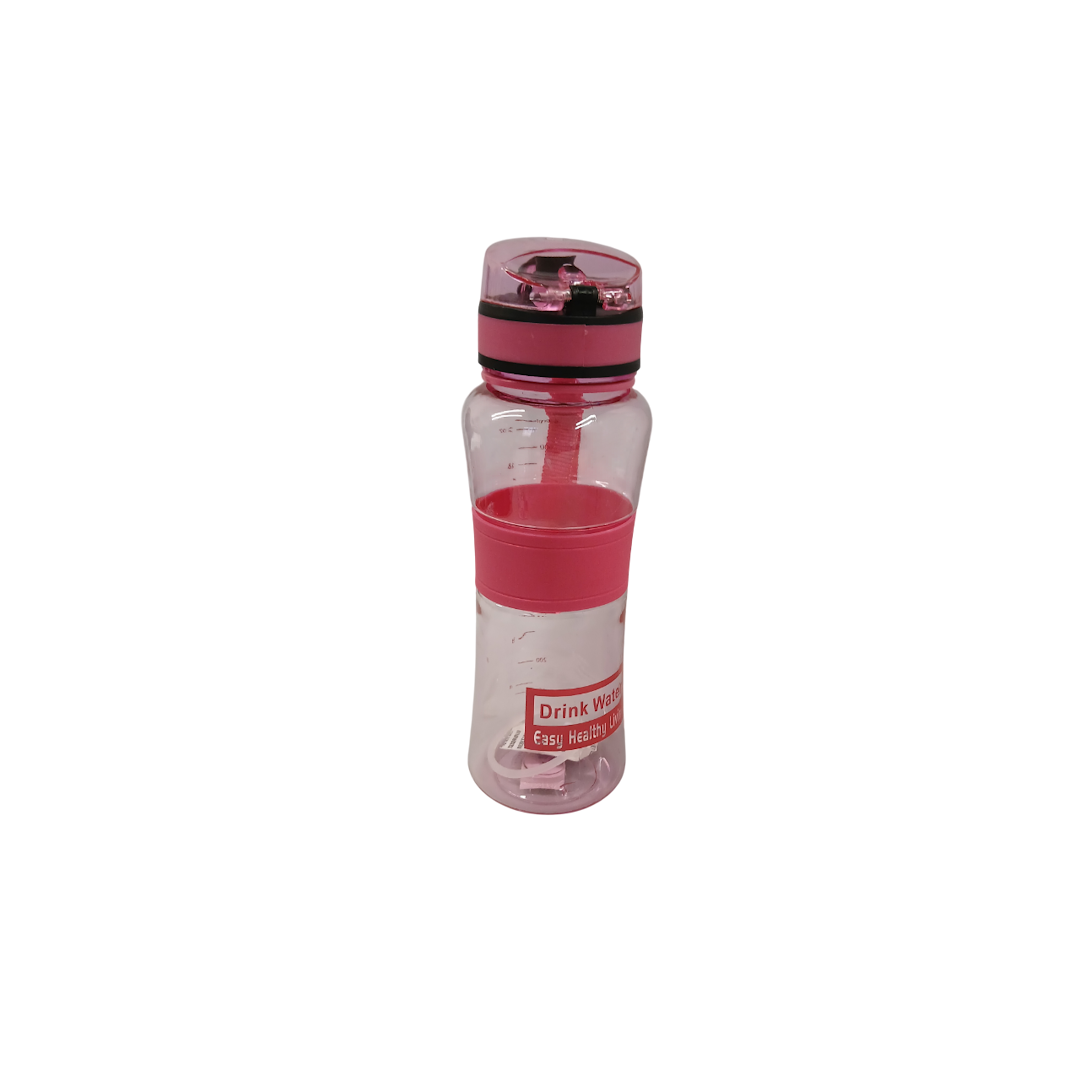 Sticluta p/u sport, din plastic 650ml transparent cu ata 23сm Drink Water 1 Sticluta p/u sport, din plastic 650ml transparent cu ata 23сm Drink Water 1