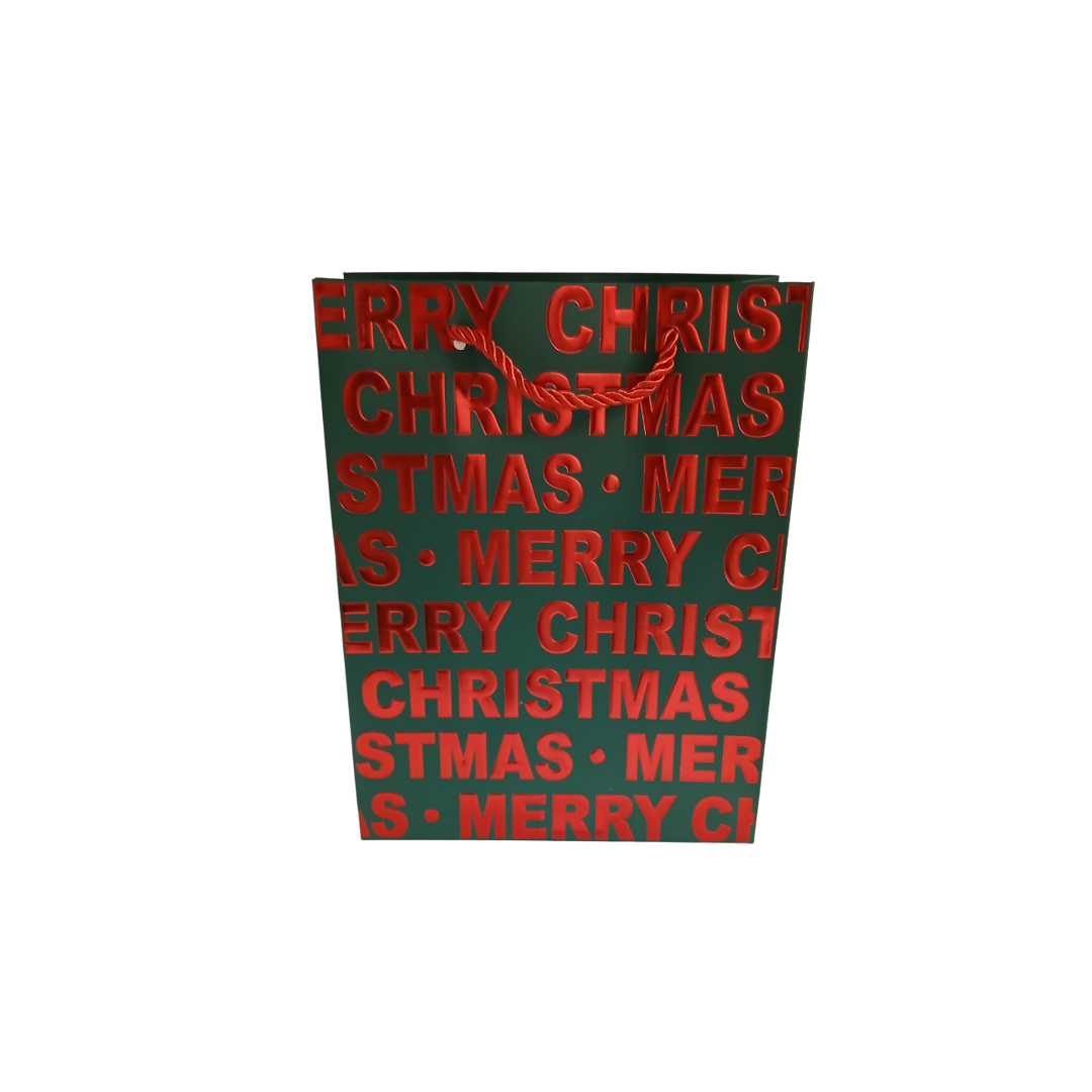 Пакет подарочный картонный новогодний Merry Christmas 23*18*10см 1 Пакет подарочный картонный новогодний Merry Christmas 23*18*10см 1