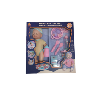 Papusa cu accesorii pu mincare, 36cm