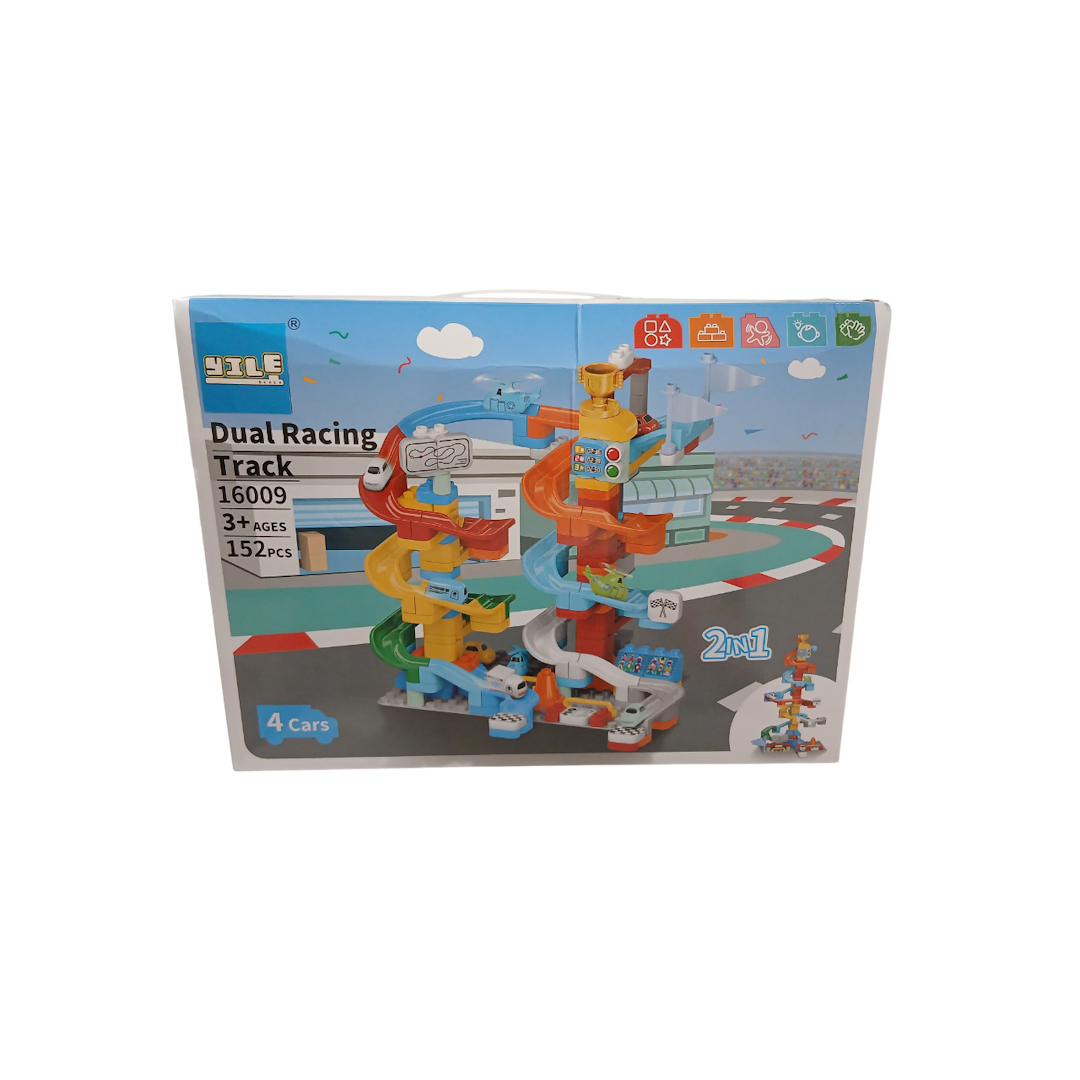 Jucarie constructor-parcare 4masini 152det. Spiral Racing 1 Jucarie constructor-parcare 4masini 152det. Spiral Racing 1