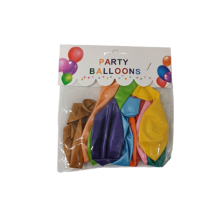 Balon gonflabil 10buc 30cm lucioase colorate