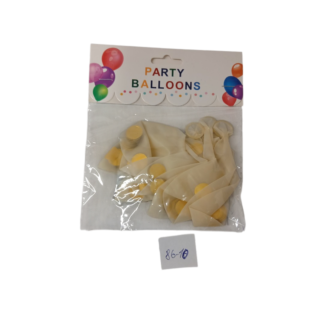 Balon gonflabil 8buc 30cm transparente cu paiete