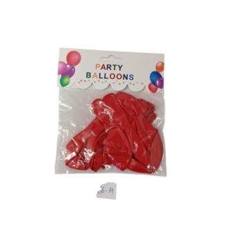 Balon gonflabil 10buc 25cm rosii
