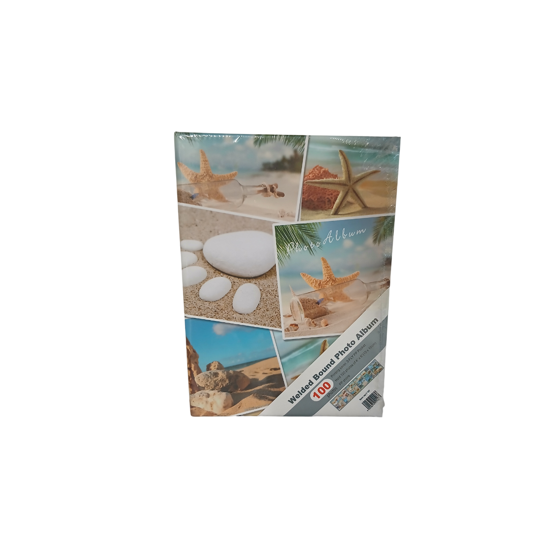 Фотоальбом 16,5*12см морские рисунки 100фото 1107 - Сleber