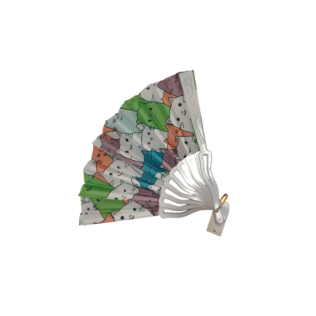 Веер пластиковый рисунок животные 23см 1 Веер пластиковый рисунок животные 23см 1