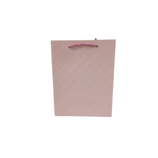 Punga p/u cadou carton o culoare, romburi 23*18*10cm