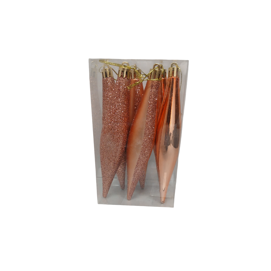 Jucarie de Anul Nou 6buc 14cm turturi 3 feluri 1 Jucarie de Anul Nou 6buc 14cm turturi 3 feluri 1