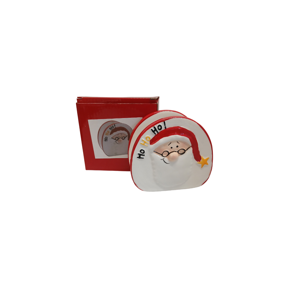 Suport p/u servetele din ceramica Anul Nou 10*9,5cm 1 Suport p/u servetele din ceramica Anul Nou 10*9,5cm 1