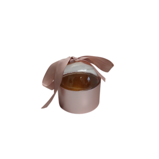 Cutie p/u cadou rotund, capac trasnparent D12cm