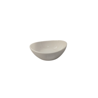 Farfurie ceramica alba 11*9,5cm