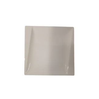Farfurie ceramica patrata alba D20,5cm