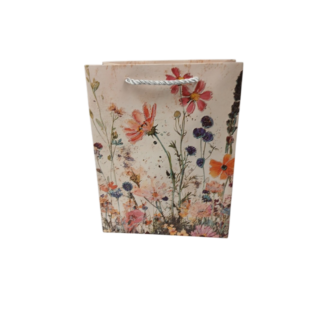 Punga p/u cadou carton flori de cimp 23*18*10cm