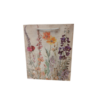 Punga p/u cadou carton flori de cimp 32*26*12cm