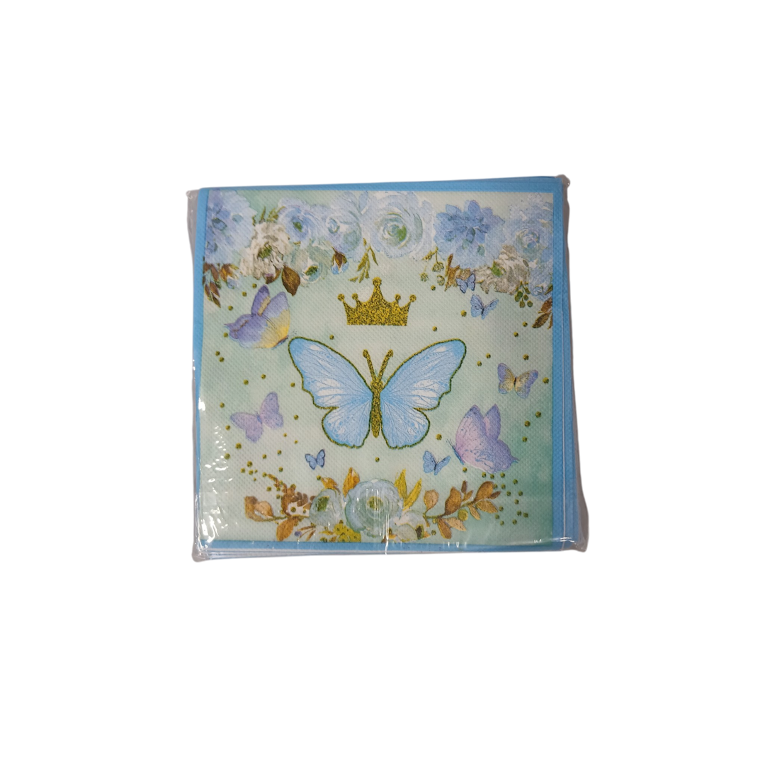 Servetele de hirtie 33*33cm 20buc rama pe margini,flori,fluturi 1 Servetele de hirtie 33*33cm 20buc rama pe margini,flori,fluturi 1