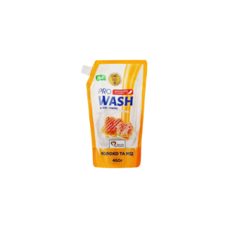 Жидкое крем-мыло PRO WASH 460мл Молоко и мед