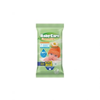 Влажные салфетки BABYCARE 12шт Chamomile mini