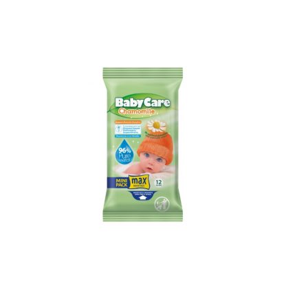 Влажные салфетки BABYCARE 12шт Chamomile mini - Сleber