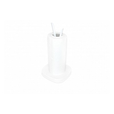 Держатель пластиковый для бумажных полотенец (снежно-белый) 1