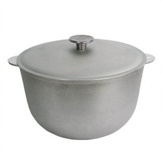 Казан алюминиевый с крышкой BIOL D30см 8л с ручкой K0800