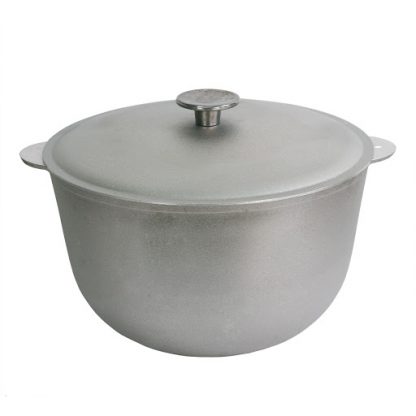 Казан алюминиевый с крышкой BIOL D30см 8л с ручкой K0800