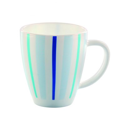 Чашка 400мл с рисунком Blue Strips