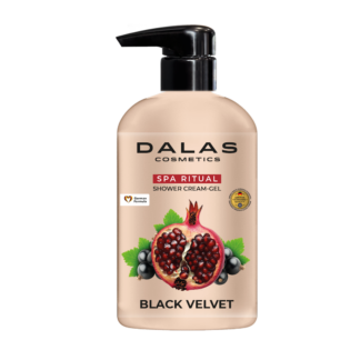 Крем-гель д/душа DALAS COSMETICS 550мл Black Velvet