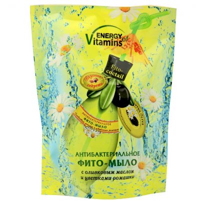 Жидкое мыло запаска Energy of Vitamins 2л С оливковым маслом 1