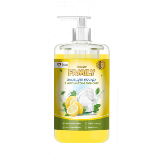 Detergent de vase FAMILY 960ml Lemon
