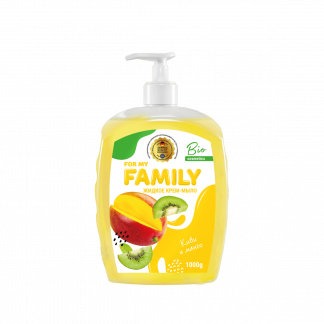Жидкое крем-мыло Family 1000 мл Киви и манго